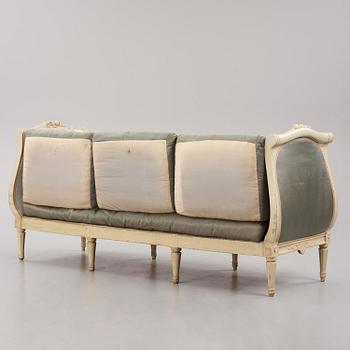 A Gustavian sofa attributed to C. F. Flodin (chairmaker in Stockholm 1776-95).