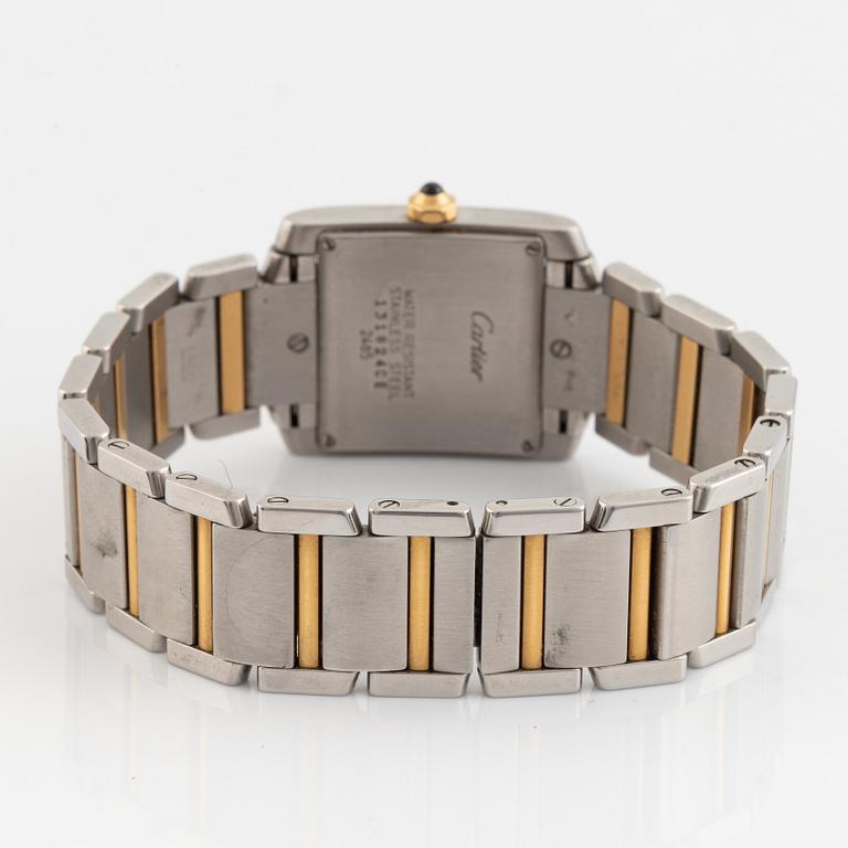 Cartier, Tank Francaise, wristwatch, 30 x 25 mm.