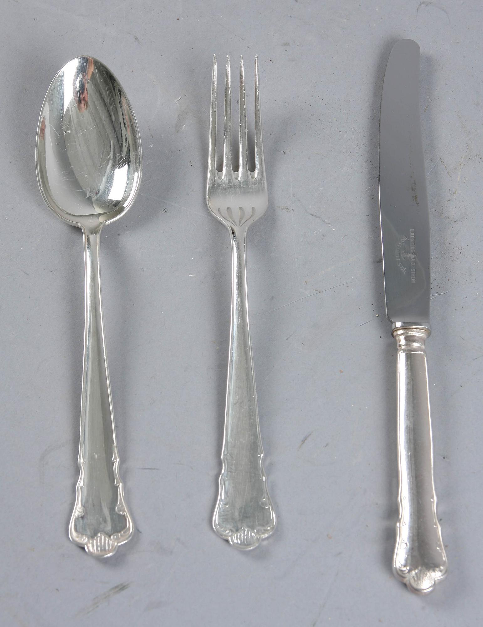 BESTICK, 12+12+12, nysilver. "Ingrid".