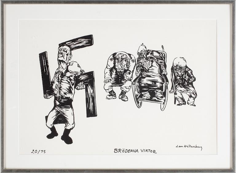 LARS HILLERSBERG, färglitografi, signerad och numrerad 20/75.