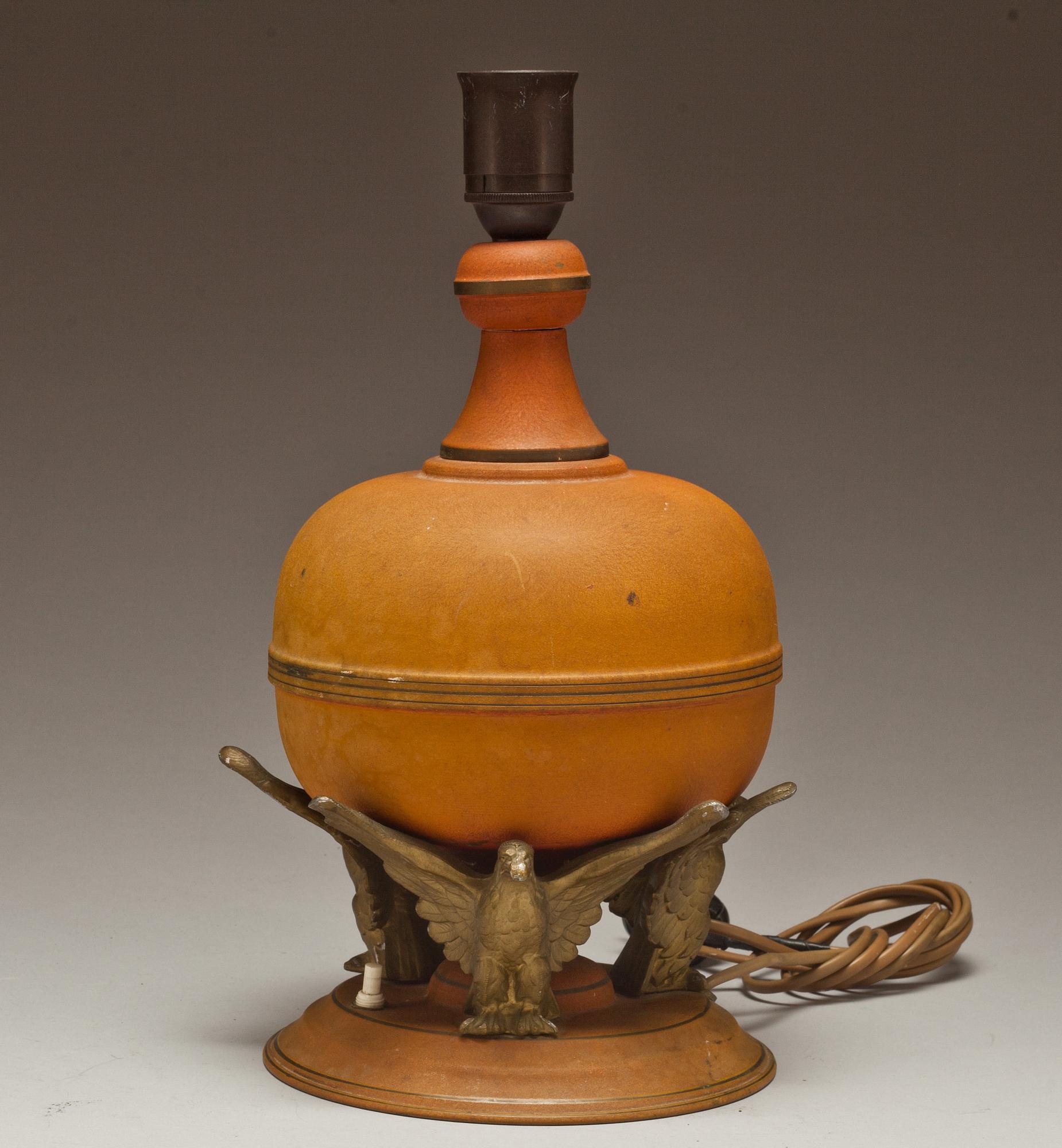 BORDSLAMPA, Art deco, 1930/40-tal.