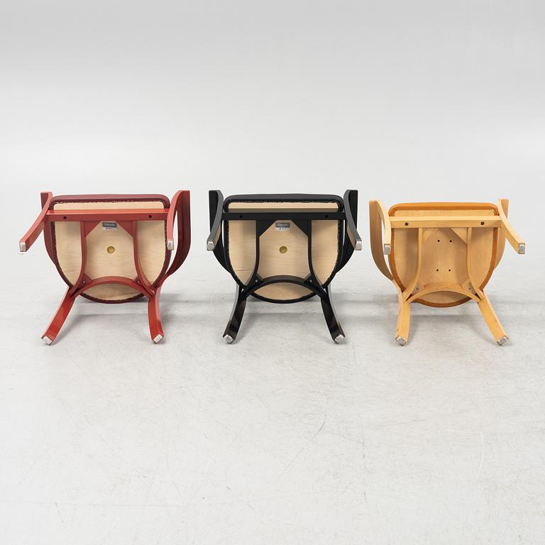 Åke Axelsson, a set of six chairs, Gärsnäs, 1980's and 21st Century.