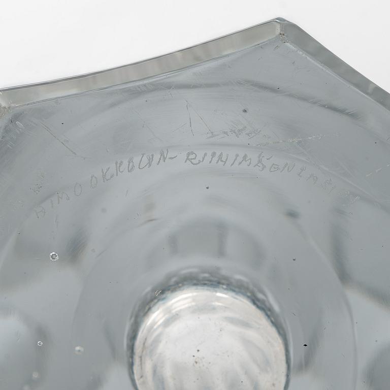 Aimo Okkolin, vase / art glass, signed Aimo Okkolin Riihimäen Lasi Oy.