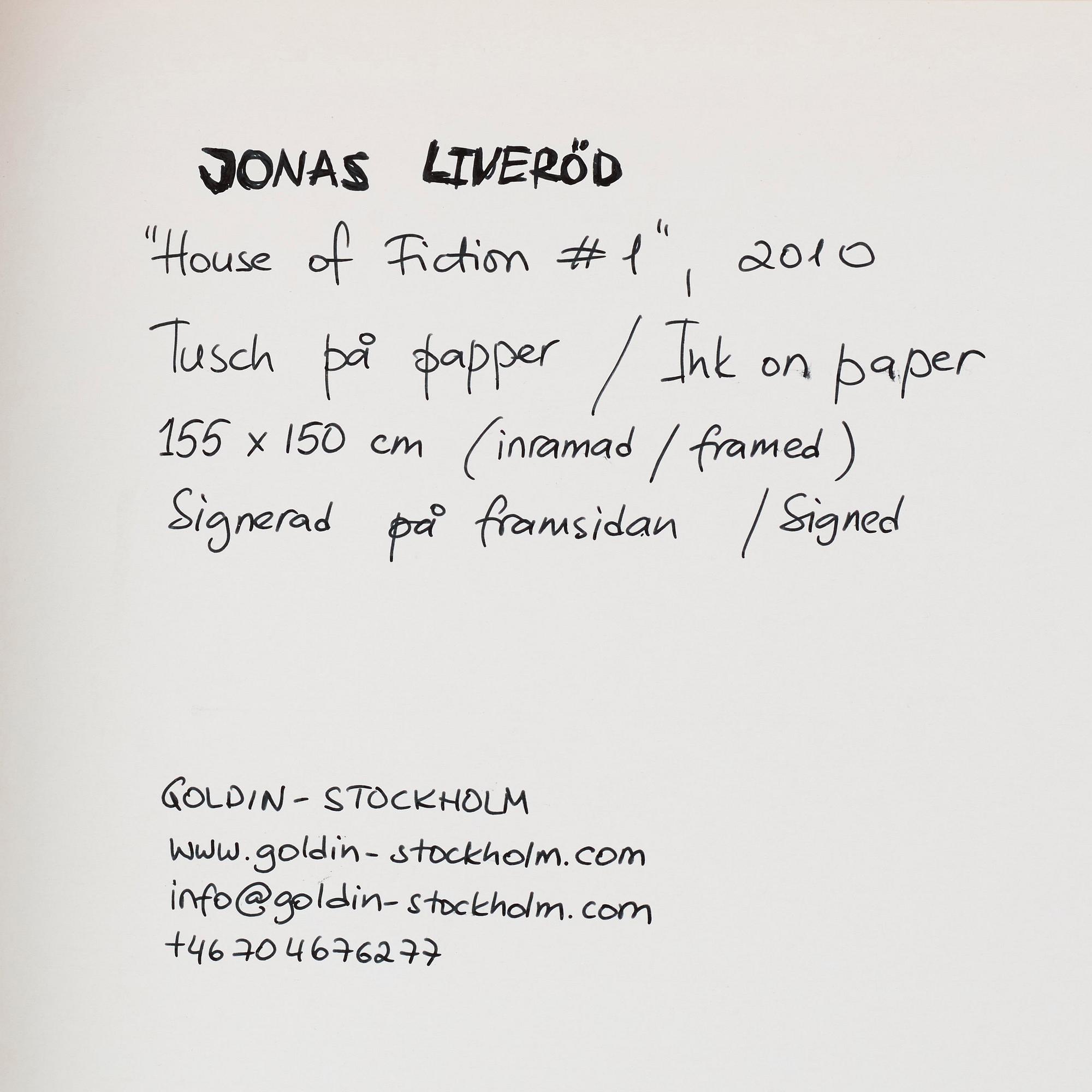Jonas Liveröd, "House of Fiction #1".