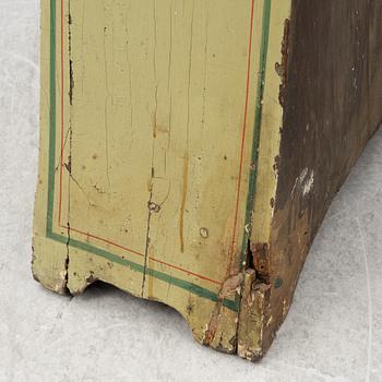 A long-case clock, 19th Century. Stamped with Prince Eugen's emblem.