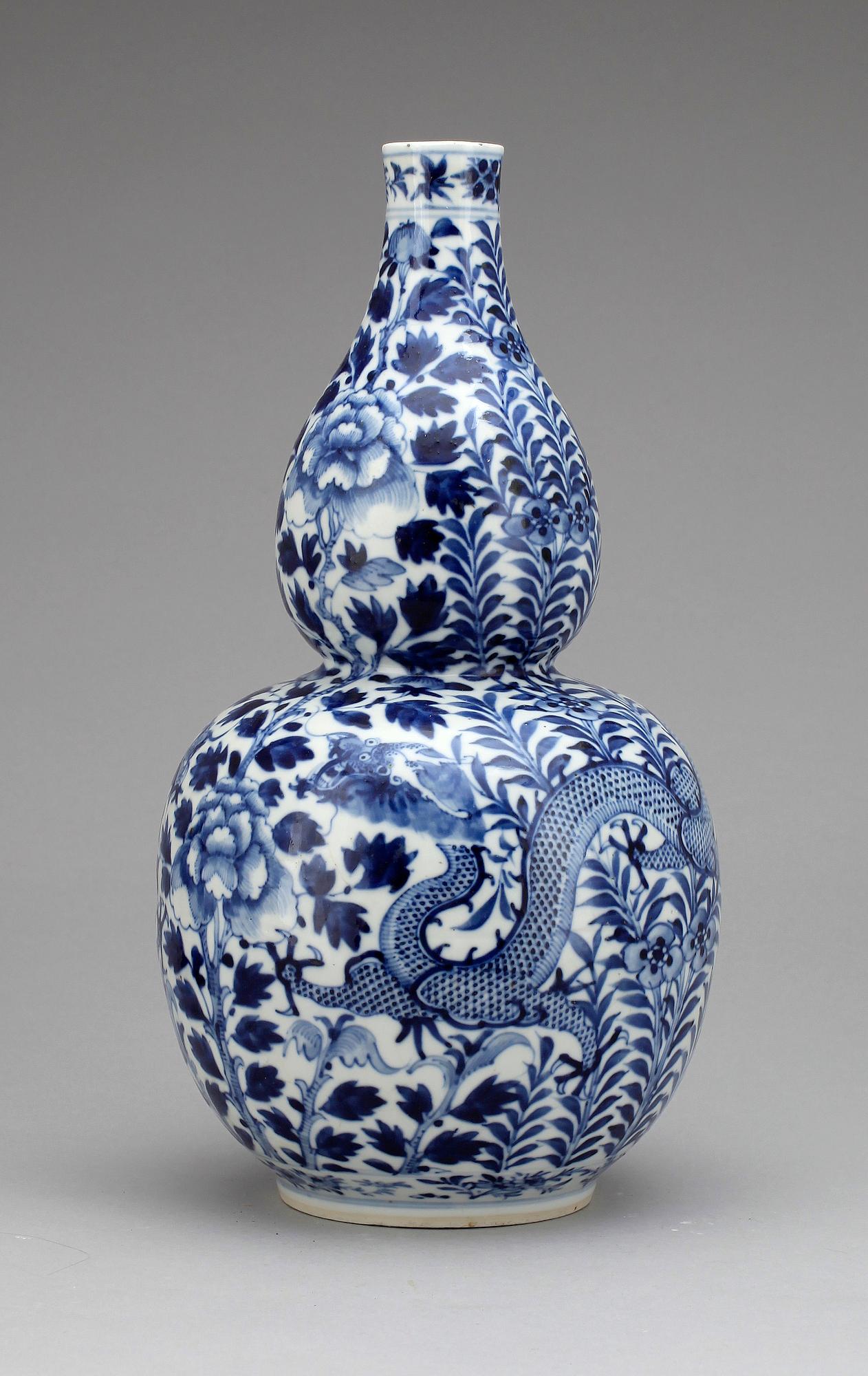 VAS, porslin, Kangxi-stil, Kina, 1800/1900-tal.