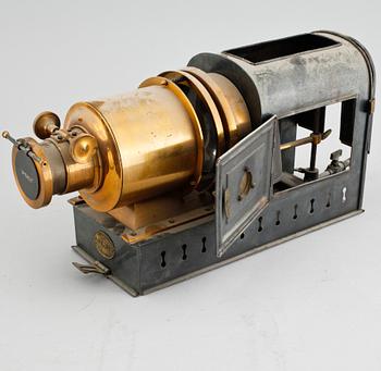 LATERNA MAGICA, "Optimus", Perken, Son & Co., London, omkring sekelskiftet 1900.