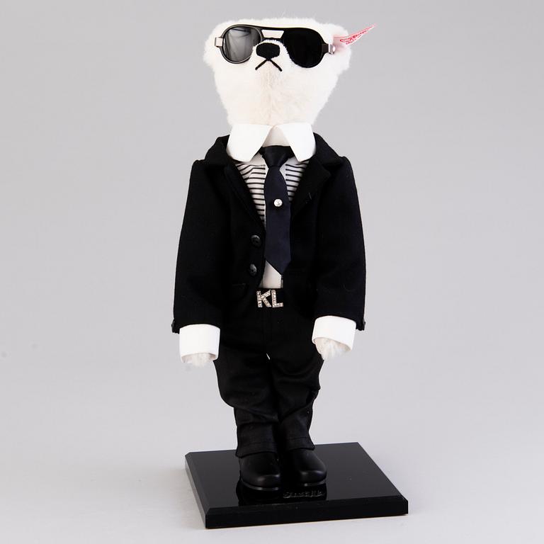 A Karl Lagerfeld Steiff Teddy Bear, Limited edition, numbered 1190/2500, Germany 2009.