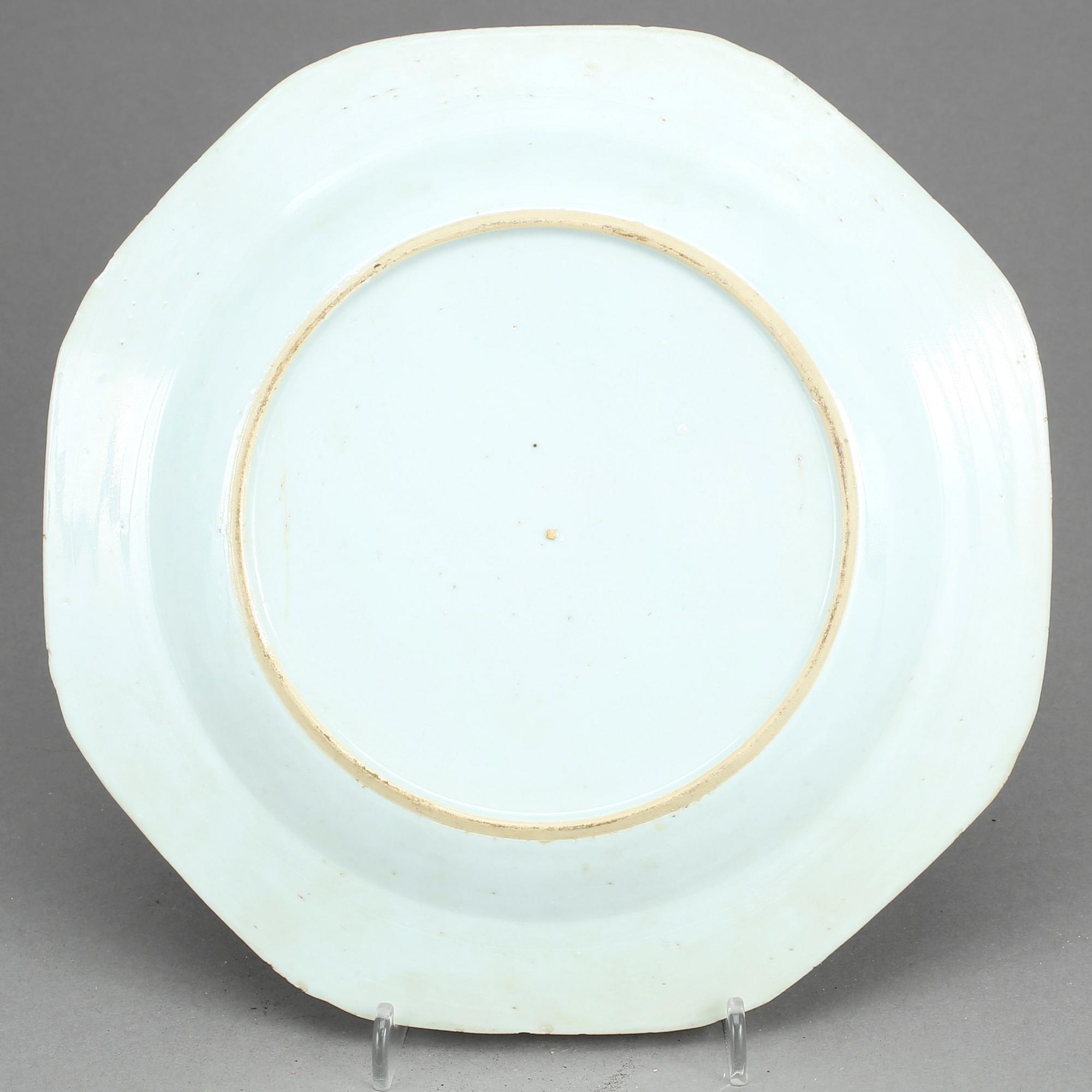 TALLRIK, porslin, Kina, Qianlong (1736-95).