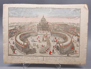 TITTSKÅPSBILDER, 5 st, 1700-tal.