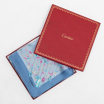 Cartier, a silk scarf.