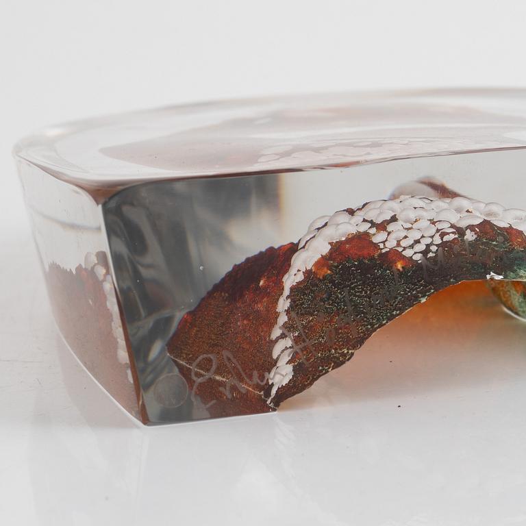 Erika Höglund, skulptur, glas, Målerås, unik, 2000.