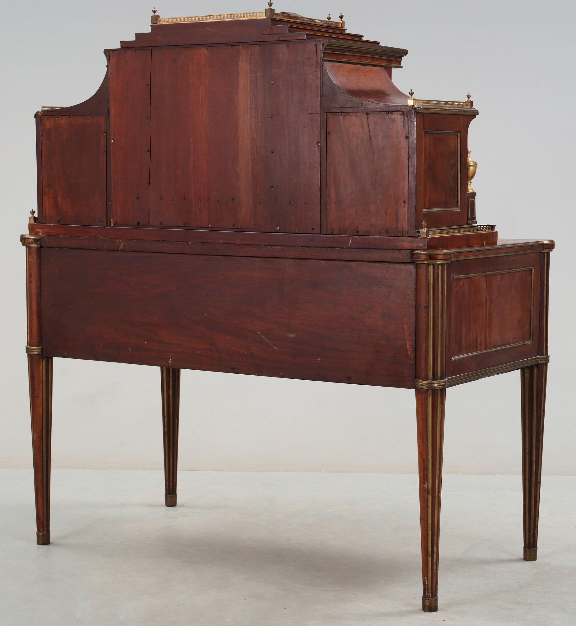 A RUSSIAN DIRECTOIRE 1790'S WRITING TABLE ATTRIBUTED TO CHRISTIAN MEYER.