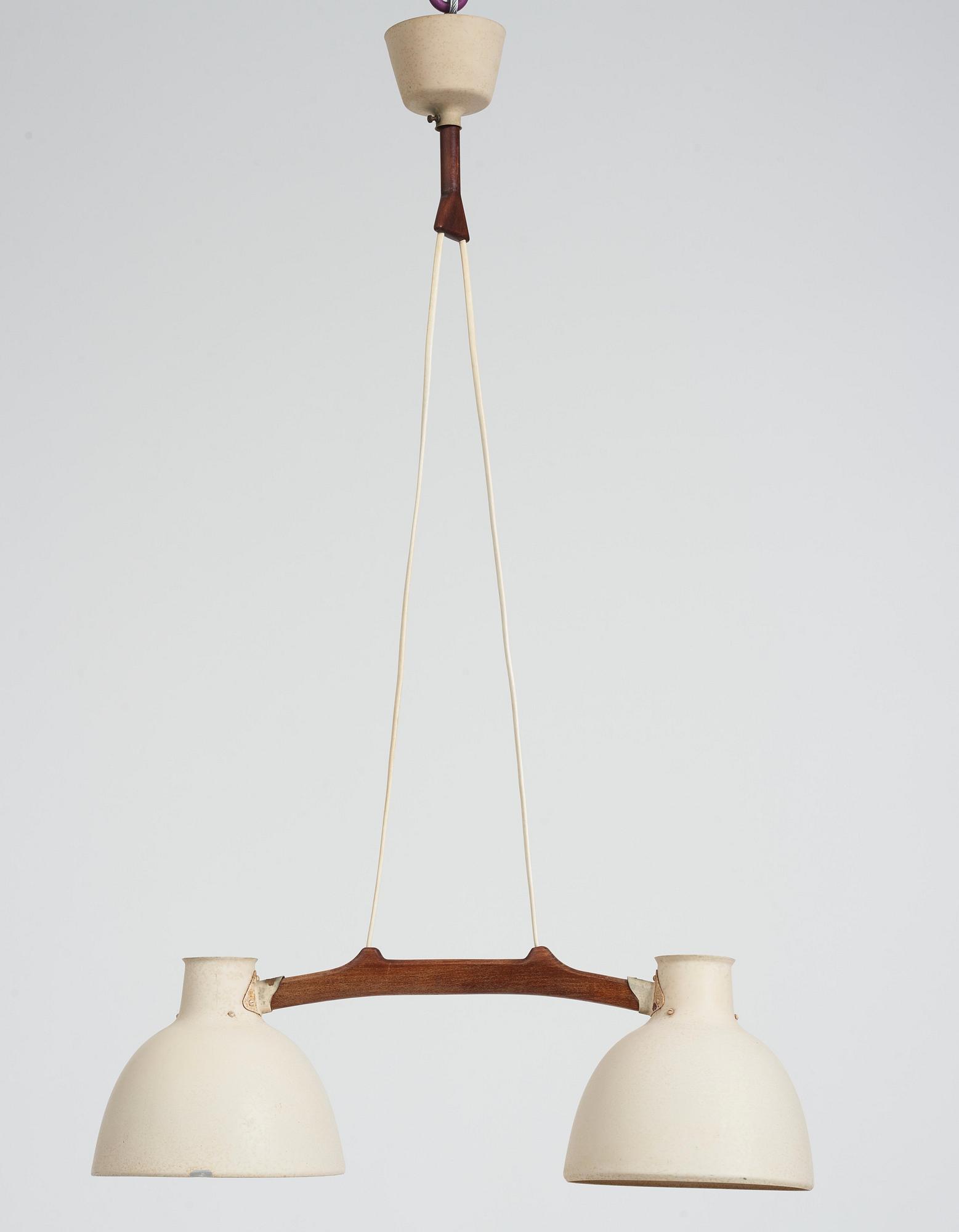 Hans-Agne Jakobsson, taklampa, "S-609" Hans-Agne Jakobsson AB, Åhus, 1950-tal.