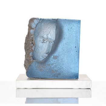 Bertil Vallien, skulptur, "Inside", Kosta Boda, unik.