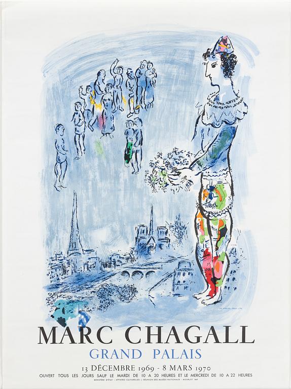 Marc Chagall, after, "Marc Chagall - Grand Palais 13 Décembre 1969 - 8 Mars 1970".