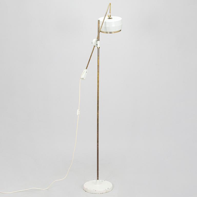 A mid-20th century floor lamp, possibly prototype, Aarne Ervi Architect's office, manufacturer Taito.