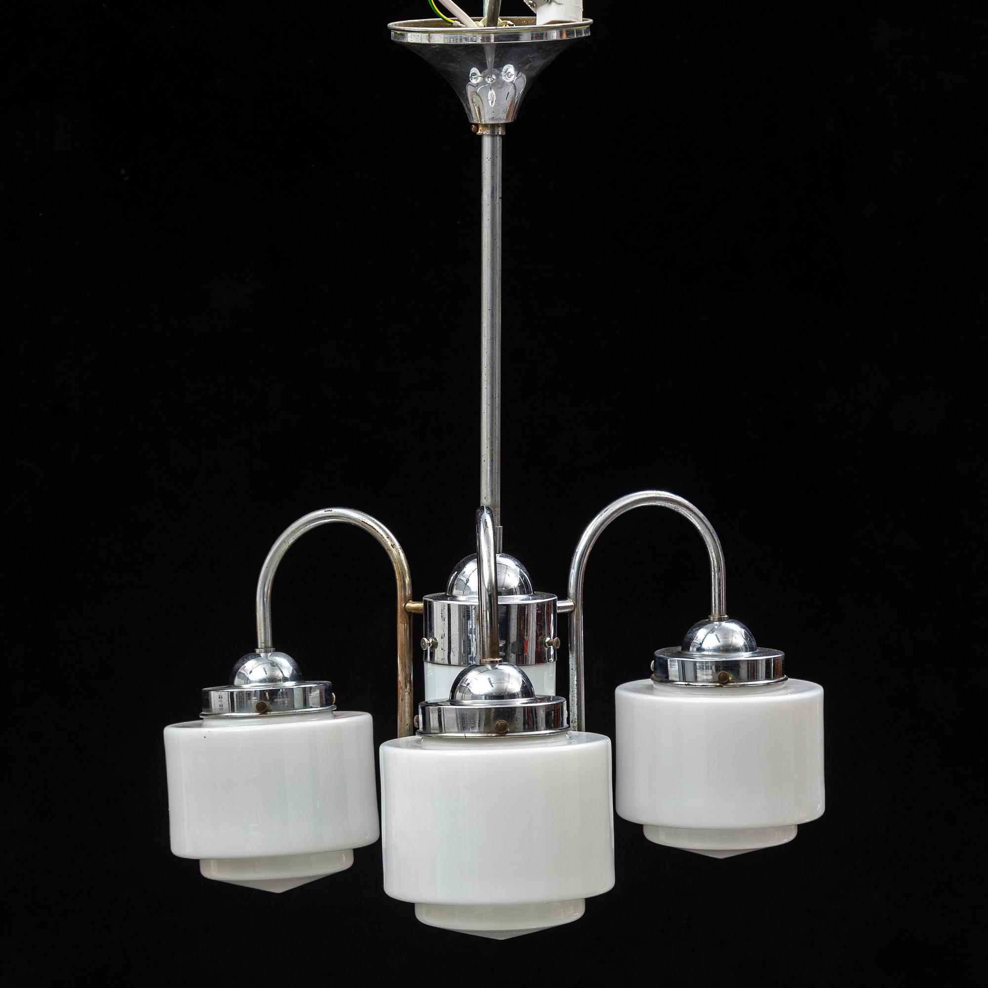 A 1930s/1940s ceiling light.