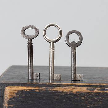 Snedklaffsekretär, barockstil, 1800-tal.