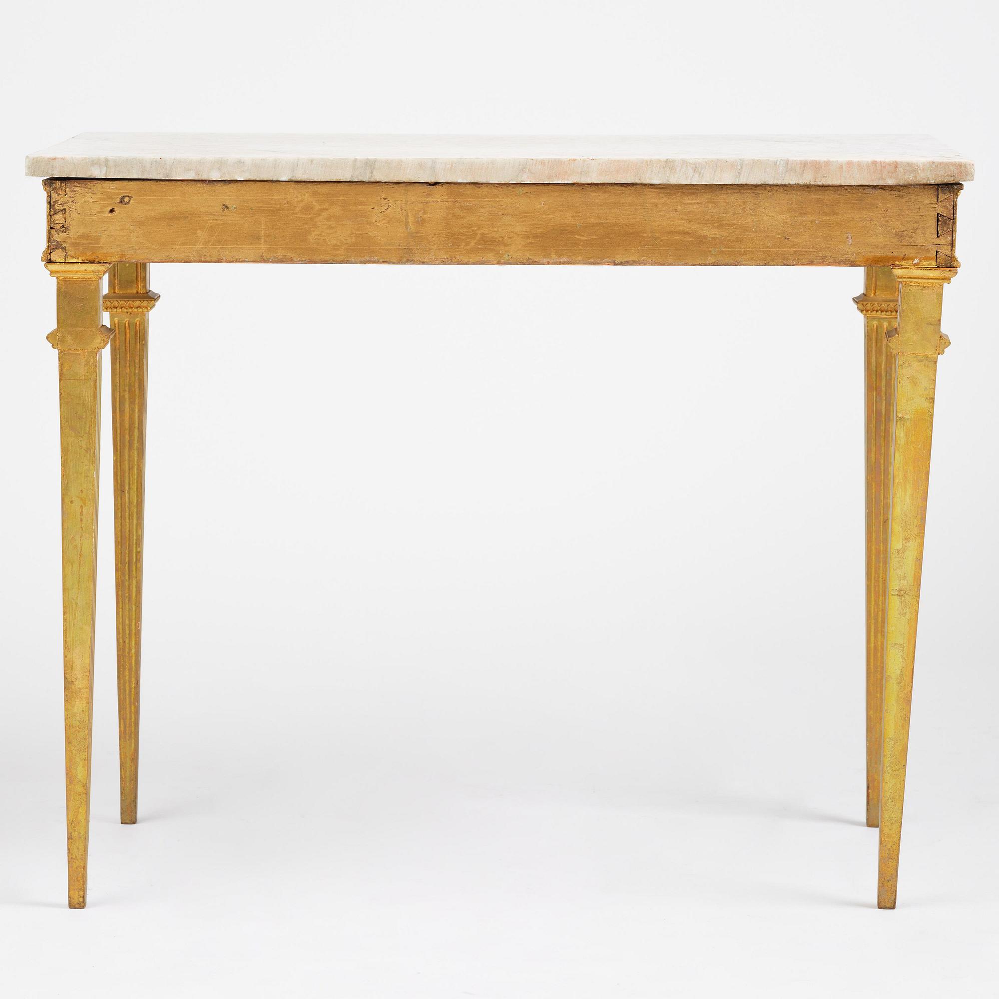 Konsolbord, Stockholmsarbete, omkring år 1800, Sengustavianskt.