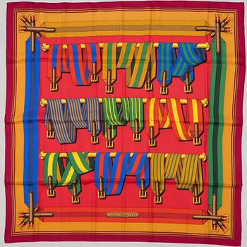 Hermès, scarf, "Sangles".