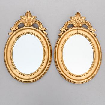 SPEGLAR, 1 par, rokokostil, 1900-talets första hälft.