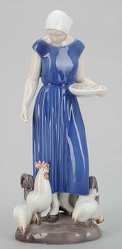 FIGURIN, porslin, Bing & Gröndahl, Danmark, 1900-talets mitt.