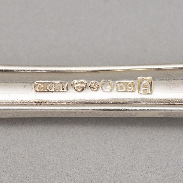 C.G.Hallberg och GAB,
bestickuppsättning, 115 delar, silver, modell "Prins Albert".