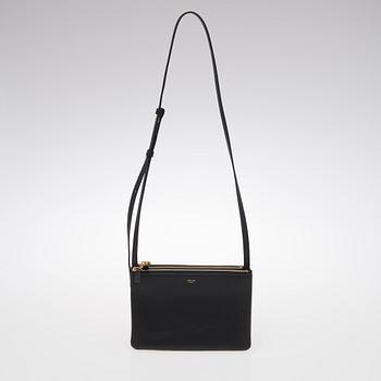 A Black Small Trio Shoulder Bag.