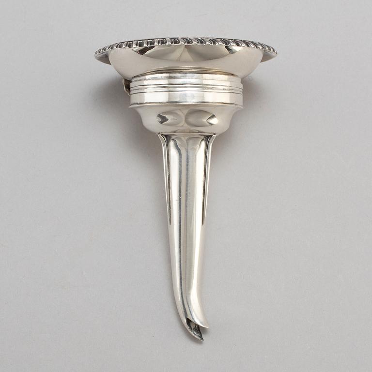 G & D Reid, a silver strainer, Newcastle 1799.
