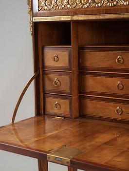 A Gustavian secretaire by Georg Haupt, master 1770 (not signed.