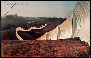 Christo & Jeanne-Claude · CHRISTO (efter), färgoffset. Sign och med dedikation.
