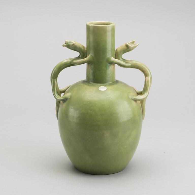 EVA JANCKE BJÖRK, vas, glaserad keramik, Bo Fajans, Gefle.