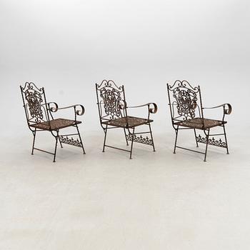 Garden Set, 7 Pieces, 20th Century.