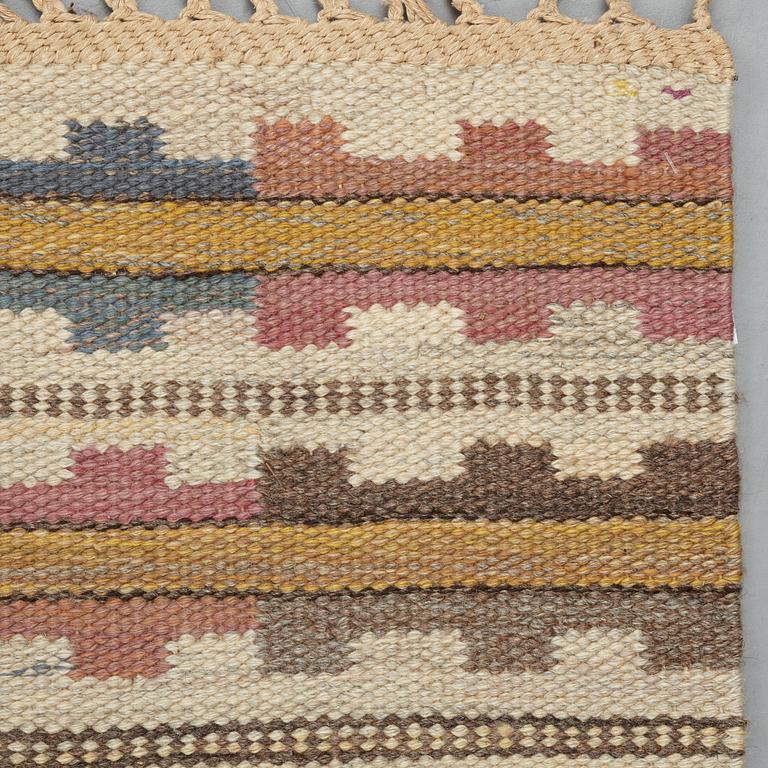 Märta Måås-Fjetterström, a carpet, "Ljusa plador", flat weave, ca 265,5-267 x 197,5-199 cm, signed AB MMF.