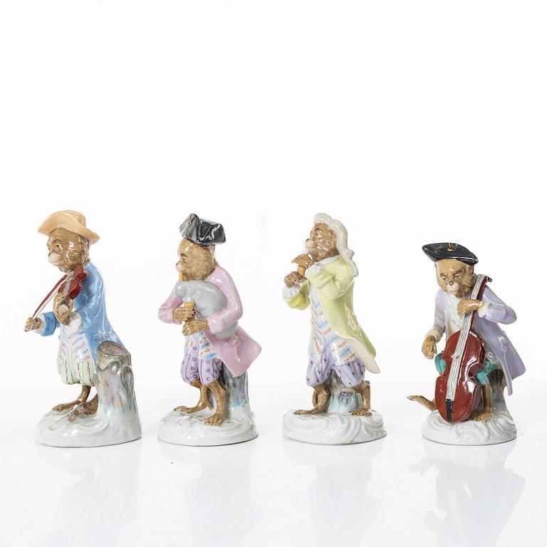 Figurines, 8 pcs, porcelain, Germany, 19th century.