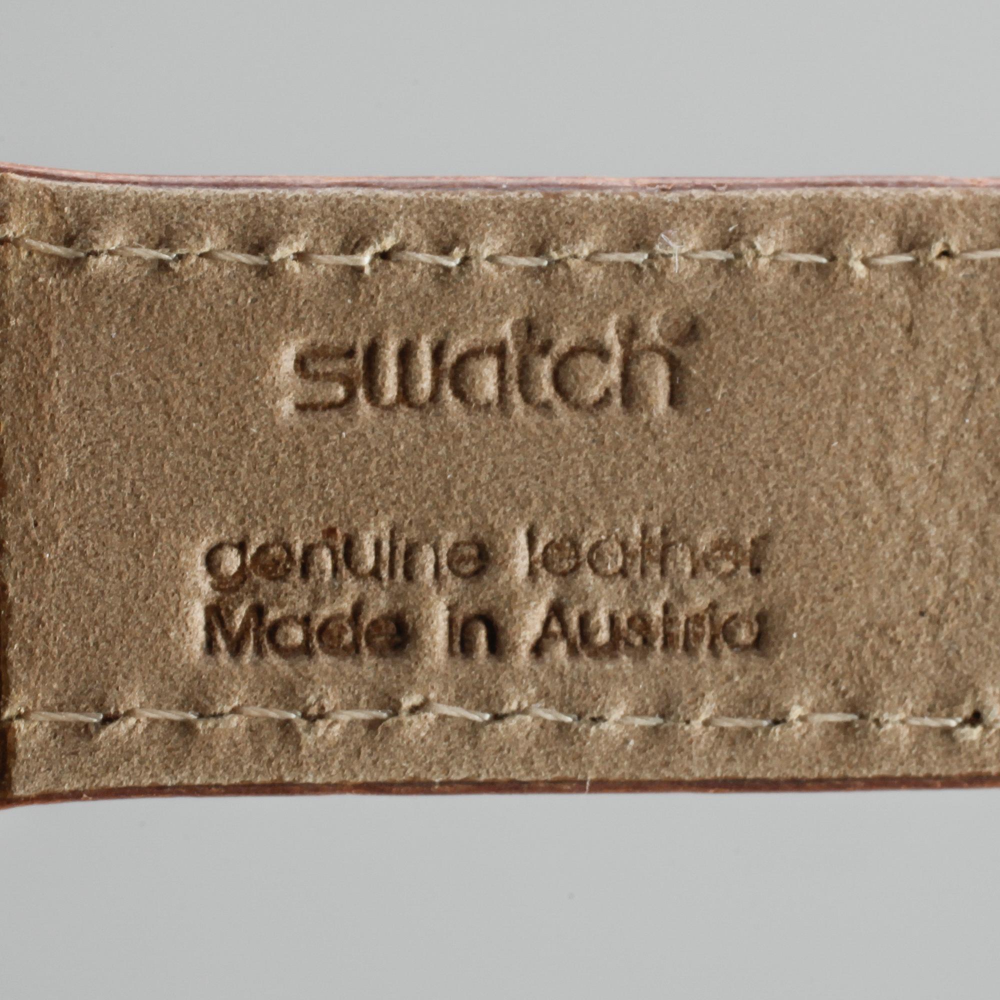 SWATCHKLOCKOR, 4st, plast, "Black Friday", "Garage", "Gran Via", "Screw Driver L", ca 1991-1994.