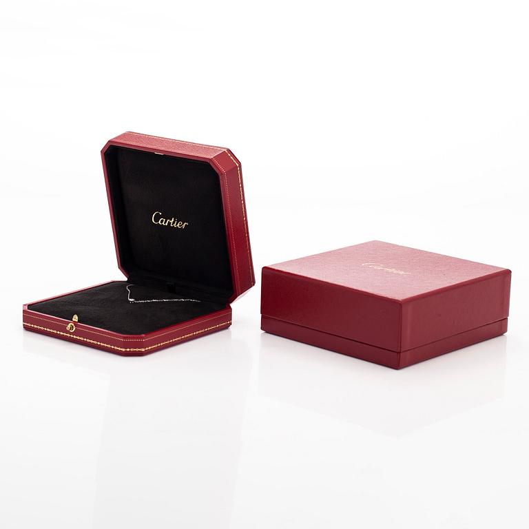 Cartier, halsband, "1895", 18K vitguld med briljantslipad diamant.