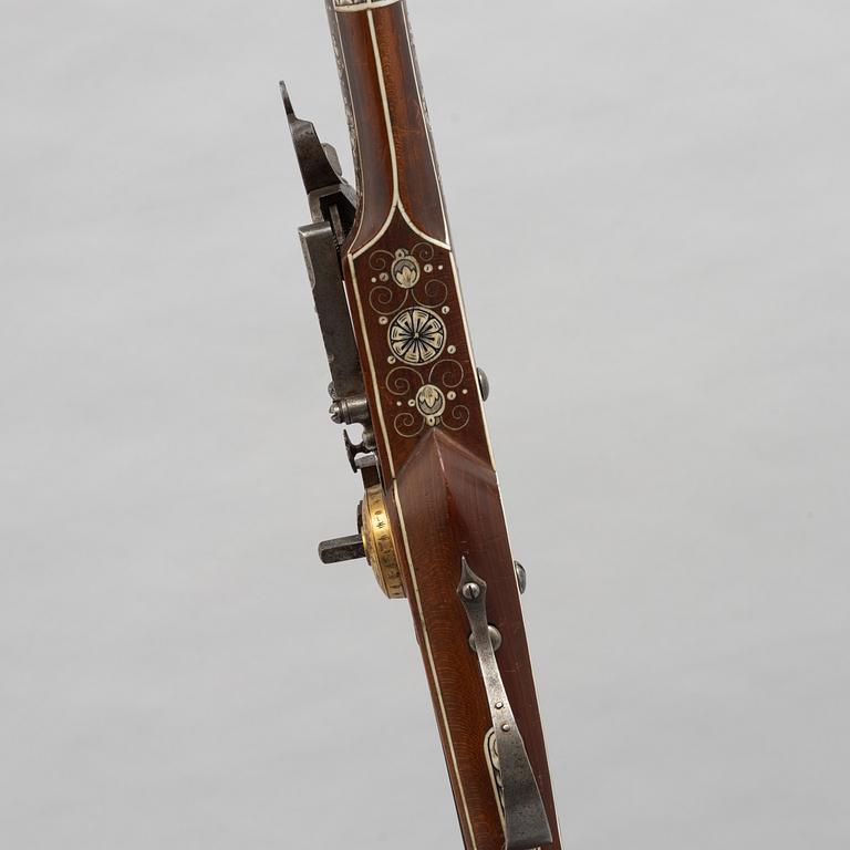 Hjullåspistol, 1600-talets början, Sachsen.