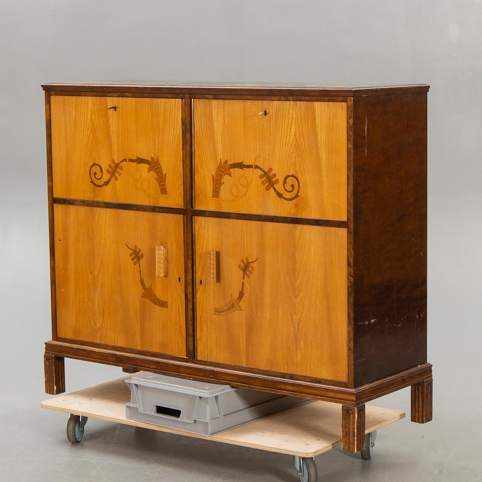 A Swedish Art Deco 1950s cupboard.