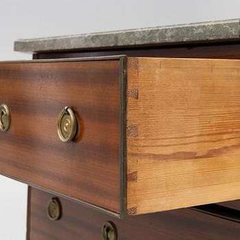 Chest of drawers, Gustavian style, late 19th century.