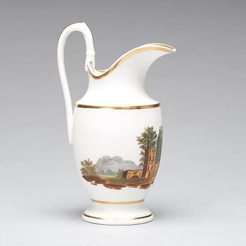 KAFFE och TESERVIS, 18 delar, porslin. Frankrike, Empire, tidigt 1800-tal.