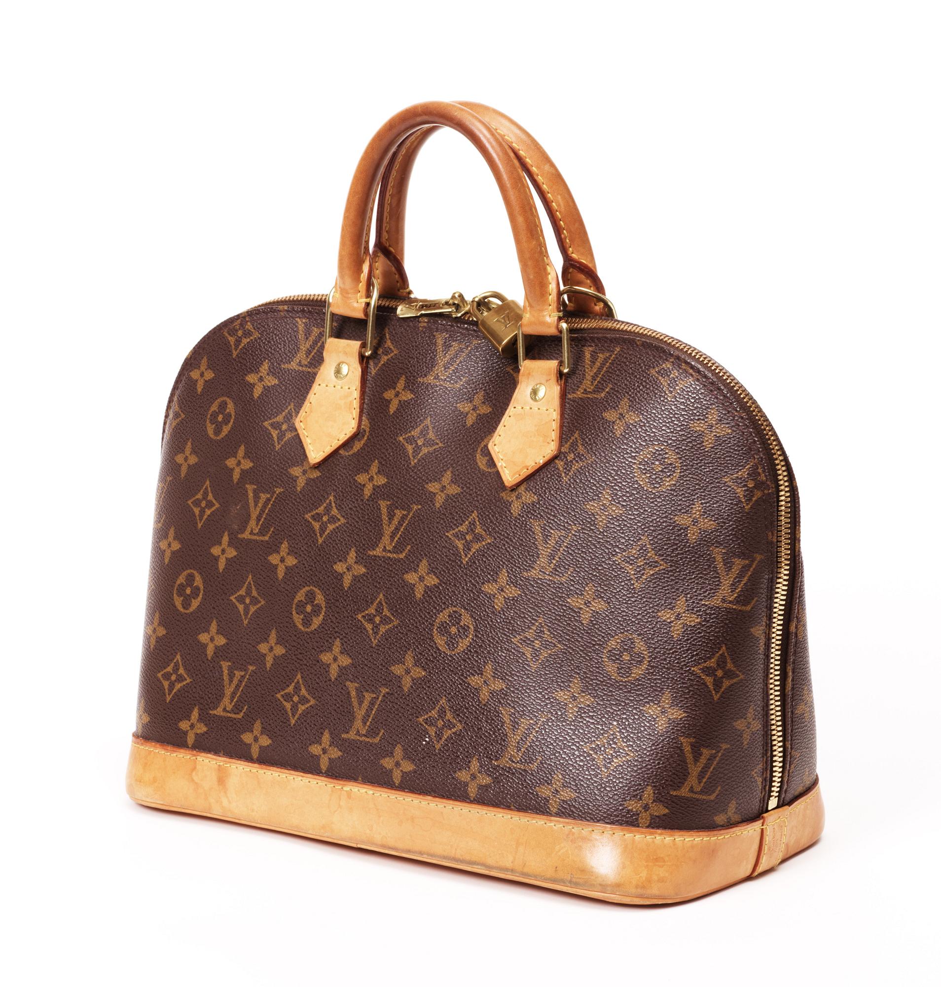 A 1997 monogram canvas handbag by Louis Vuitton, "Alma".
