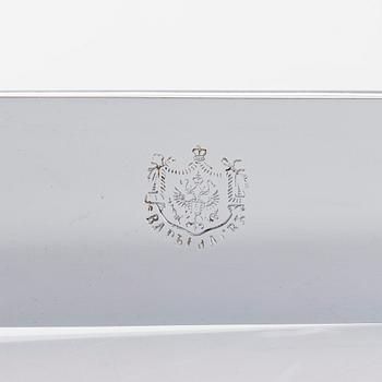 Br. Grachev, bestickuppsättning, 34 st, silver, med hovleverantörsstämpel, S:t Petersburg 1898.