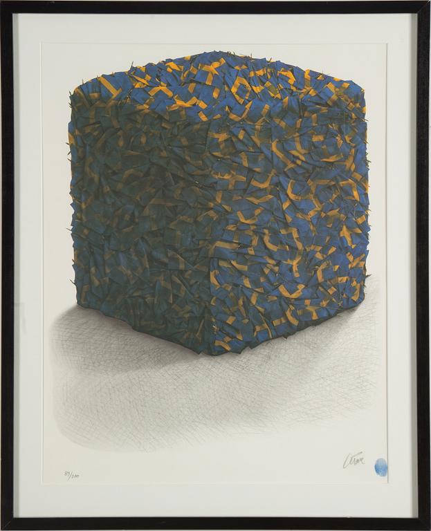 CÉSAR BALDACCINI, coloured serigraph, signed and numbered 89/200.