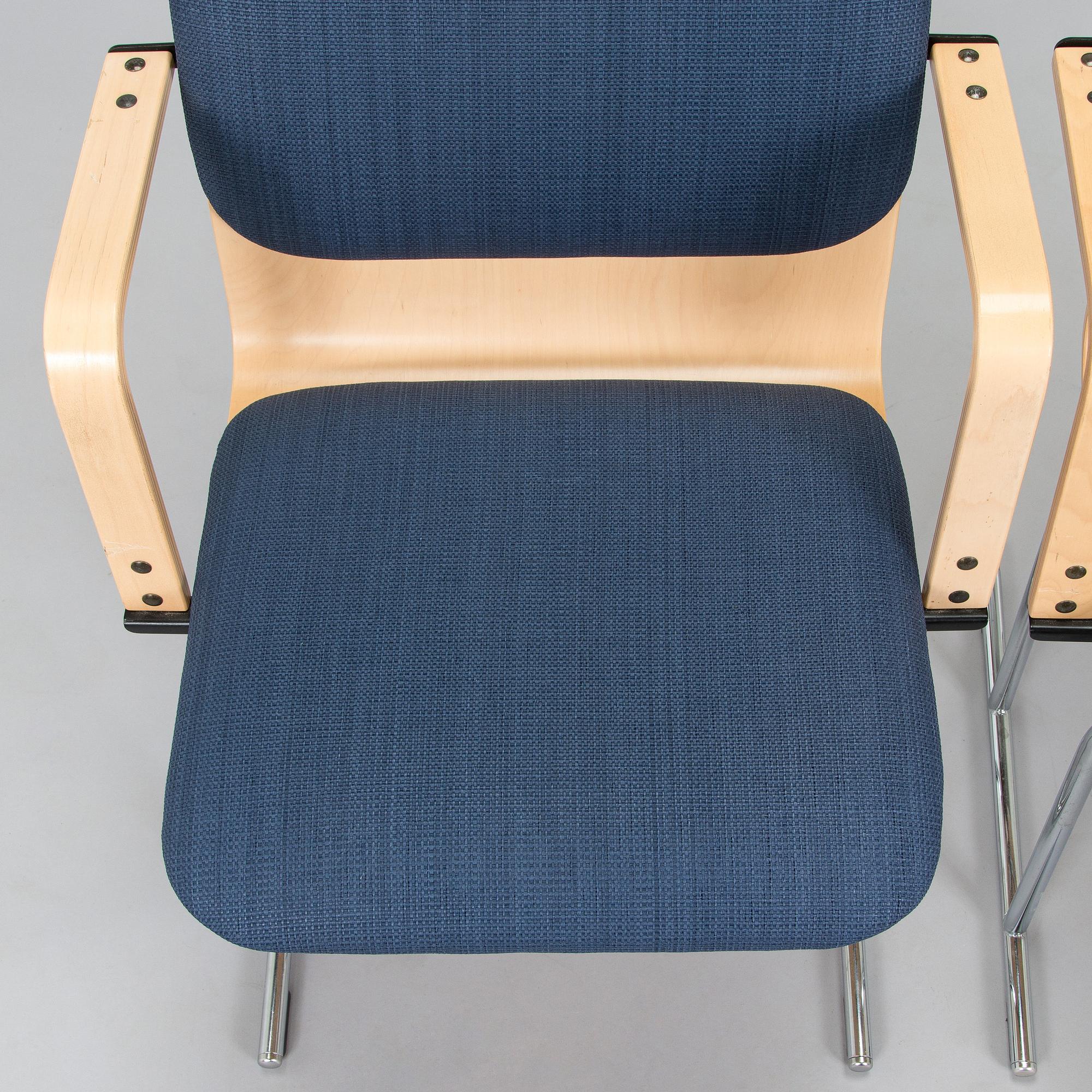 Yrjö Kukkapuro, a pair of 1980s  "Sirkus" armchairs, Avarte.