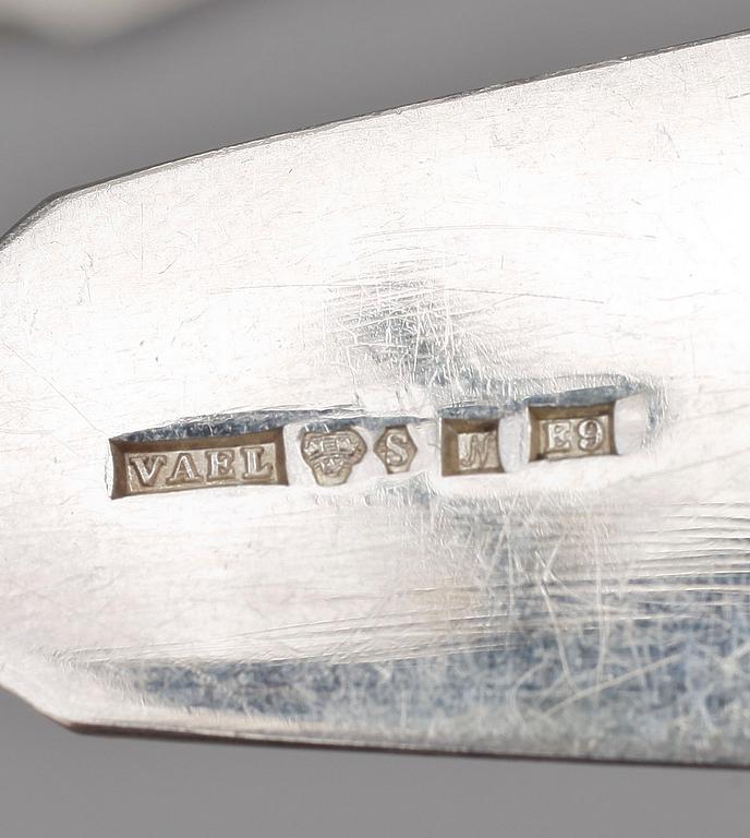 BESTICKSERVISDELAR, 102 st, silver, COP, Haparanda, 1900-tal. Totalvikt 4140 gram.