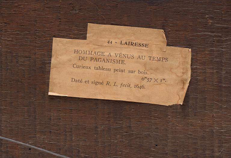 Renier de Lairesse Tillskriven, "Hommage a Venus au Temps du paganisme".