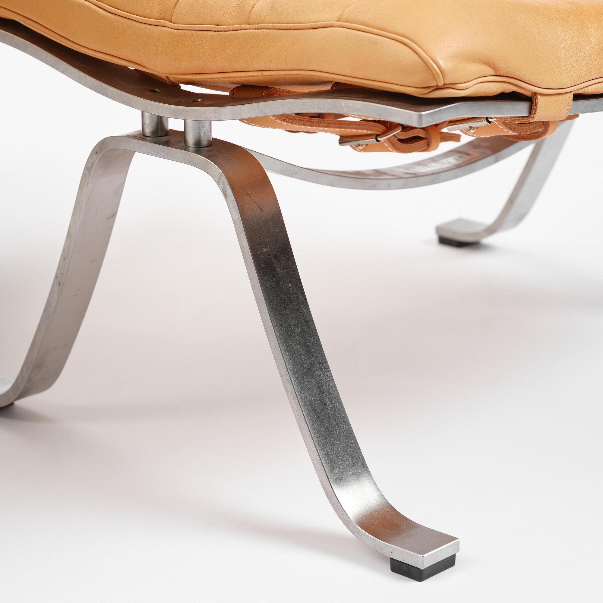 Arne Norell, an “Ari” easy chair with ottoman, Norell Möbel, Aneby.