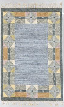 Ingegerd Silow, a carpet, flat weave, ca 203 x 135 cm.